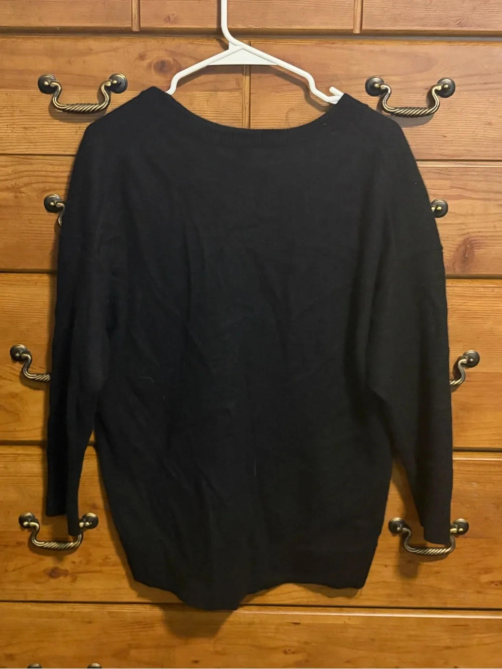 Banana Republic Black Women's V-Neck Sweater